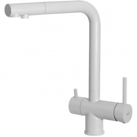 Гранітний змішувач Elleci Tourmaline T01 Bianco 68 білий (21122024322)