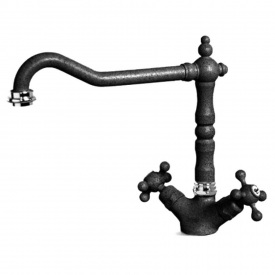 Гранітний змішувач Elleci Tago Antracite 59 чорний (21122024317)