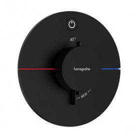 Термостат прихованого монтажу Hansgrohe ShowerSelect Comfort S на 1 функцію Matt Black (15553670)