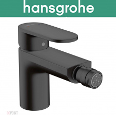 Смеситель однокранный для биде Hansgrohe (art 71210670) Vernis Blend, чёрный мат(HG)