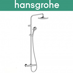 Душевая система c термостатом Hansgrohe (art 26089000) Vernis Blend Showerpipe 200 1jet EcoSmart, Хром Черновцы