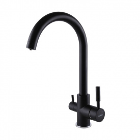 Змішувач для кухні під осмос Globus Lux Lazer GLLR-0333-10- BB чорний