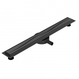 Трап лінійний Volle Master Linea Onda 700 мм з решіткою de la noche (9046.210204)