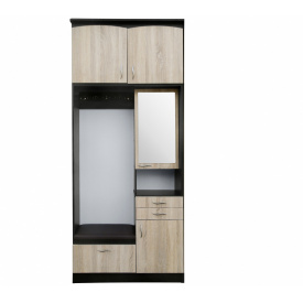 Передпокій Делла NEW Секція 1,0м МАКСІ МЕБЛІ Венге магія/Дуб сонома (10920)