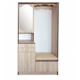 Передпокій Кармен Light Секція 1,0м МАКСІ МЕБЛІ Дуб сонома (11223)