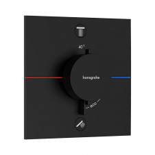 Термостат прихованого монтажу Hansgrohe ShowerSelect Comfort E 2 функції, чорний матовий (15572670)