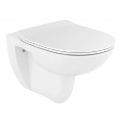 Підвісний унітаз Roca Debba Round Rimless з сидінням (A34H992000) Бородянка