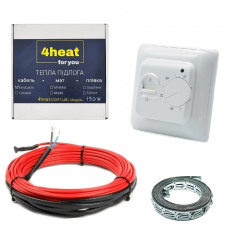 Комплект теплого полу 4Heat CableKit Standart-1050 1050 Вт 8,4 м2 Ковель