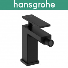 Смеситель однорычажный Hansgrohe (art 73200670) для биде Tecturis E, чёрный мат
