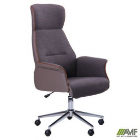  Крісло AMF Brooklyn тканина сіра