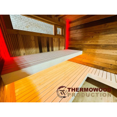 Mini Sauna 3,0х2,3м Gartensauna-37 в Скандинавском Стиле от Thermowood Production под ключ от производителя Черкассы
