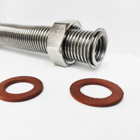 Шланг гнучкий гофрований нержавіюча сталь діаметр 1 1/2" довжина 120 см FLEXY ECO-FLEX