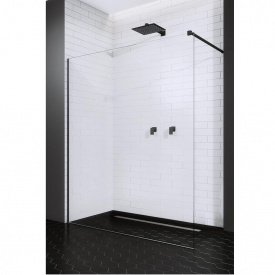 Душова перегородка Radaway Modo New Black II 90 чорний/прозоре