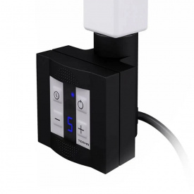 Терморегулятор з кабелем спіральним Terma KTX4 Black