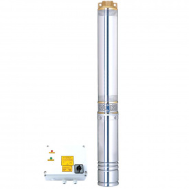 Насос відцентровий свердловинний Dongyin 380В 3.0кВт 240(165)л/хв Ø102 мм (з 2х ЧАСТИН) 4SD10/18 (7771653)