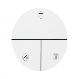 Перемикач потоків для душу Hansgrohe ShowerSelect Comfort S 3 функції, білий матовий (15558700)
