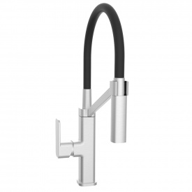 Змішувач для кухні Devit Up чорний/хром (56120)