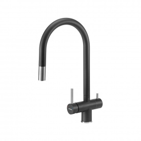 Змішувач для кухні Granado Ferrol black shine (gz0701)
