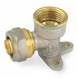 Кут монтажний з внутрішнім різьбленням з проточкою Santan 16х1/2"