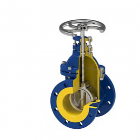 Засувка чавунна клинова Zetkama 110D DN40 PN16