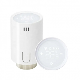 Терморегулятор для радіатора 4Heat TR-01 ZigBee з Wi-Fi керуванням, білий