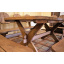 Мебель из массива термодерева 1750х1100, комплект Thermo-treated Oak Furniture. Стол и 4 лавки из термодуба Київ
