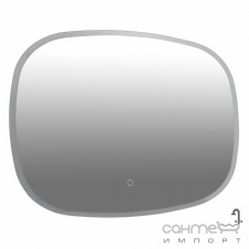 Прямоугольное зеркало с LED-подсветкой и сенсорным выключателем Аква Родос Callisto 900x700