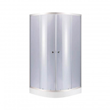 Душова кабіна Lidz Latwa SC80x80.SAT.LOW.GR, скло тон. 4 мм + Lidz Душовий піддон KAPIELKA ST80x80x15 (LLASC8080SLGSET)