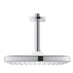 Верхній душ з стельовим душовим кронштейном Grohe Tempesta 250 мм Cube хром (26688000) Васильків