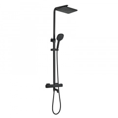 Душова система Globus Lux Termostatic Q VAN-GLQ-0041T-BB чорний Ладан