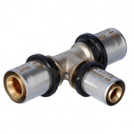 Трійник-прес Purmo 20x16x20