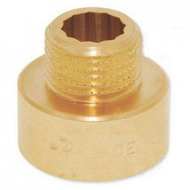 Перехідник латунний Ø3/4"M х 1"F НВ FP Pattaroni F043R009