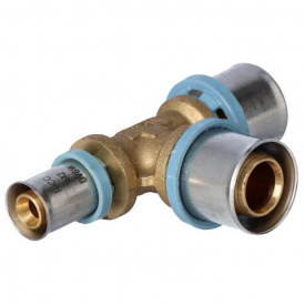 Трійник-прес Purmo 26x26x16