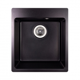 Мийка гранітна Interline Cava black, чорний (201220231910)