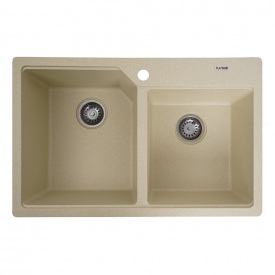 Мийка кухонна Platinum 7850 HARMONY граніт, пісочний