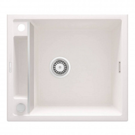 Мийка кухонна Deante Magnetic, граніт, без крила, алебастр (ZRM_A103)