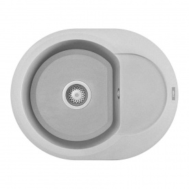 Мийка гранітна Elleci Easy Round aluminium 79, сірий (21122024016)
