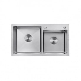 Кухонна мийка Kroner KRP Gebürstet 43х78х21.5 см 7843ZHM