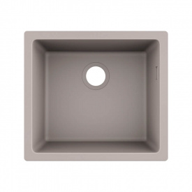 Мийка кухонна Hansgrohe S51, граніт, без крила, S510-U450, сірий (43431380)