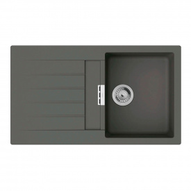 Мийка кухонна Hansgrohe S52, граніт, з крилом, S520-F3, сірий (43356290)