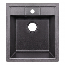 Мийка для кухні Lidz 460х515/200 GRF-13 матовий графіт (LIDZGRF13460515200)