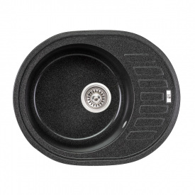 Мийка для кухні Lidz 620x500/200 GRF-13 матовий графіт (LIDZGRF13620500200)