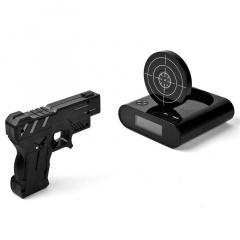 Будильник SUNROZ Gun Alarm Clock з мішенню Чорний (SUN3415) Полтава