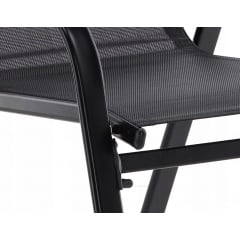 Крісло садове Garden Line Majorka Black Днепрорудное