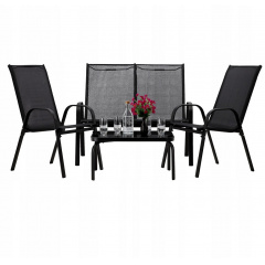 Комплект садових меблів Garden Line SOFA Black Киев