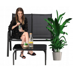 Комплект садових меблів Garden Line SOFA Black Киев
