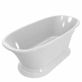 Ванна зі штучного каменю із штучного каменю Miraggio Anastasia 175х80 білий