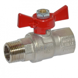 Кран кульовий посилений Bonomi Missouri 1/2 ВЗ метелик