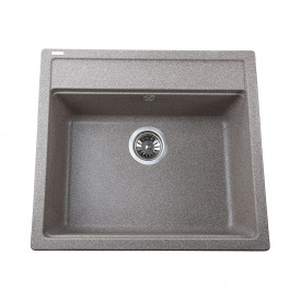 Гранітна мийка Globus Lux VOLTA 570х510, мокко