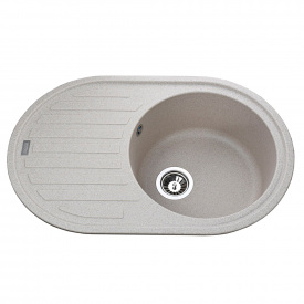 Гранітна мийка Globus Lux OHARA 770х500-А0004, пісочний